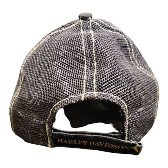 HARLEY DAVIDSON Motorcycles Firefighter Trucker Hat Strapback Cap - Picture 4 of 7